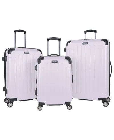 Kenneth Cole Reaction Renegade 3-pc. Hardside Expandable Spinner Luggage Set In Purple