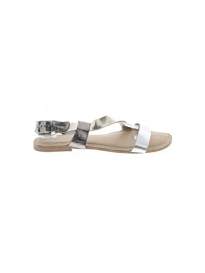 Pre-owned Kenneth Cole Reaction Sandals In Silver