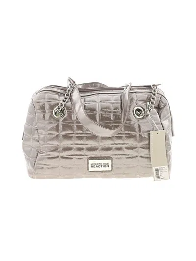 Pre-owned Kenneth Cole Reaction Satchel In Gray