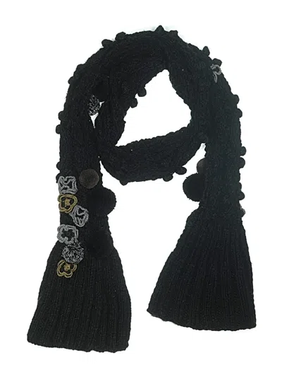 Pre-owned Kenneth Cole Reaction Scarf In Black
