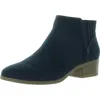 Kenneth Cole Reaction Shea Womens Two Tone Manmade Ankle Boots In Blue