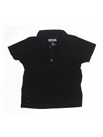 Pre-owned Kenneth Cole Reaction Kids' Short Sleeve Polo In Black
