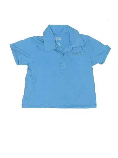 Pre-owned Kenneth Cole Reaction Kids' Short Sleeve Polo Shirt In Blue