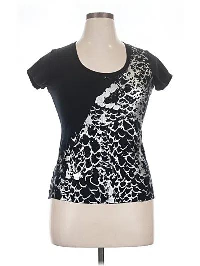Pre-owned Kenneth Cole Reaction Short Sleeve T-shirt In Black