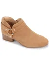 Kenneth Cole Reaction Side Skip Womens Padded Insole Block Heel Chelsea Boots In Beige