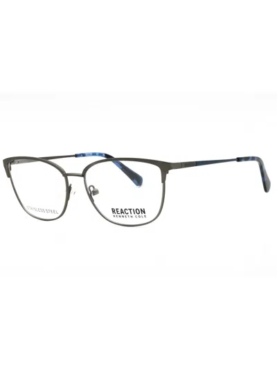 Kenneth Cole Reaction Sleek Rectangular Eyeglasses For Women In Gray