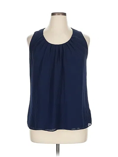Pre-owned Kenneth Cole Reaction Sleeveless Blouse In Blue