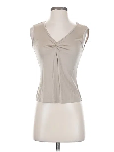 Pre-owned Kenneth Cole Reaction Sleeveless Blouse In Silver