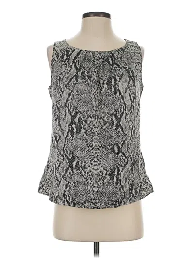 Pre-owned Kenneth Cole Reaction Sleeveless Blouse In Silver