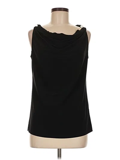 Pre-owned Kenneth Cole Reaction Sleeveless Top Black Cowl Neck Tops
