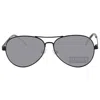 Kenneth Cole Reaction Smoke Mirror Pilot Unisex Sunglasses Kc2782 01c 59 In Multi