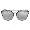 KENNETH COLE REACTION KENNETH COLE REACTION SMOKE MIRROR ROUND UNISEX SUNGLASSES KC2835 01C 63