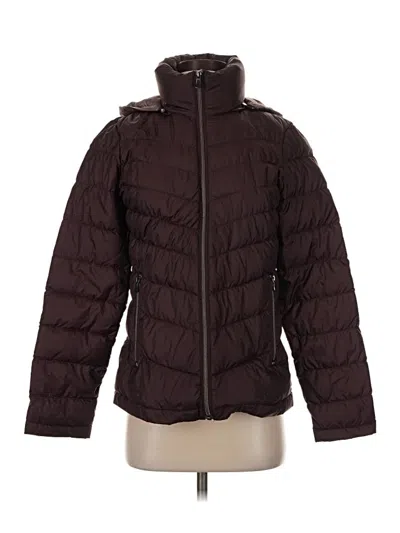 Pre-owned Kenneth Cole Reaction Snow Jacket In Brown