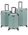 Kenneth Cole Reaction South Street 3-pc. Hardside Luggage Set, Created For Macy's In Blue Haze