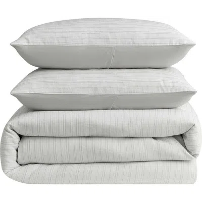 Kenneth Cole Reaction Space Dye Grid Yarn Waffle Reversible Comforter & Sham Set