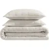 Kenneth Cole Reaction Stonewashed Solid Quilt & Sham Set In Sand