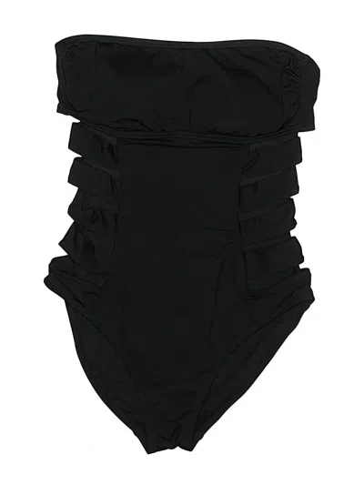 Pre-owned Kenneth Cole Reaction Swimsuit Bottoms In Black