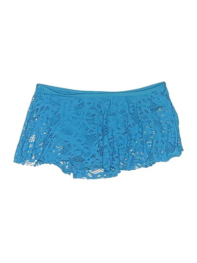 Pre-owned Kenneth Cole Reaction Swimsuit Bottoms In Teal