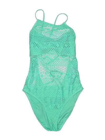 Pre-owned Kenneth Cole Reaction Swimsuit Cover Up In Green