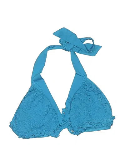 Pre-owned Kenneth Cole Reaction Swimsuit Top Blue Swimwear