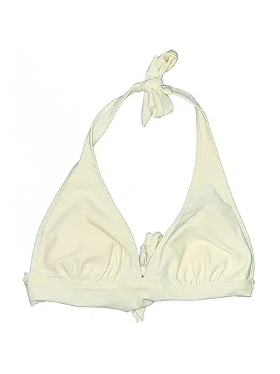 Pre-owned Kenneth Cole Reaction Swimsuit Top Ivory Swimwear
