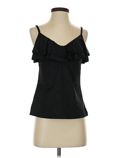 Pre-owned Kenneth Cole Reaction Tank Top Black Strapless Neckline Tops