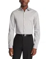 Kenneth Cole Reaction Mens Textured Cotton Stretch Button-down Shirt