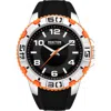 Kenneth Cole Reaction Three Hand Quartz Silicone Strap, 49mm