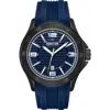 Kenneth Cole Reaction Three Hand Quartz Silicone Strap Watch, 43mm