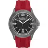 Kenneth Cole Reaction Three Hand Quartz Silicone Strap Watch, 43mm