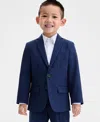 Kenneth Cole Reaction Toddler And Little Boys Button Front Jacket In Blue