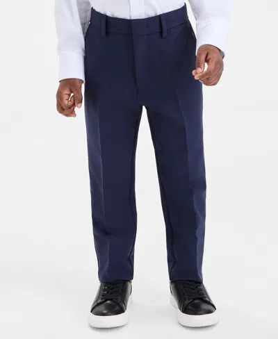 Kenneth Cole Reaction Kids' Toddler And Little Boys Flat Front Pants In Blue