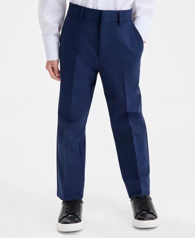 Kenneth Cole Reaction Kids' Toddler And Little Boys Plain Pleat Pants In Blue