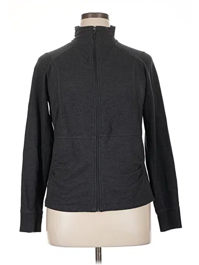 Pre-owned Kenneth Cole Reaction Track Jacket In Gray