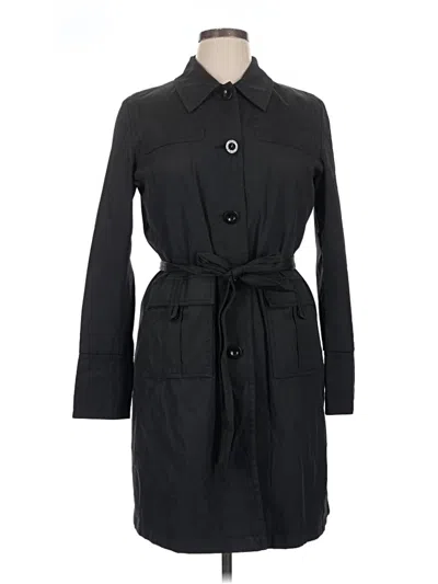 Pre-owned Kenneth Cole Reaction Trenchcoat In Black