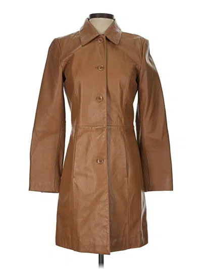 Pre-owned Kenneth Cole Reaction Trenchcoat In Brown