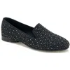Kenneth Cole Reaction Unity Womens Rhinestone Manmade Ballet Flats In Multi