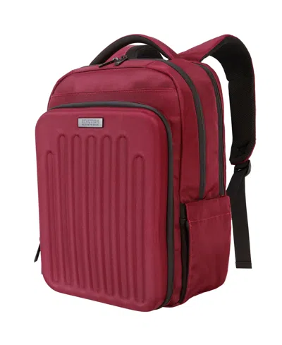 Kenneth Cole Reaction Venturer 18" Backpack In Burgundy