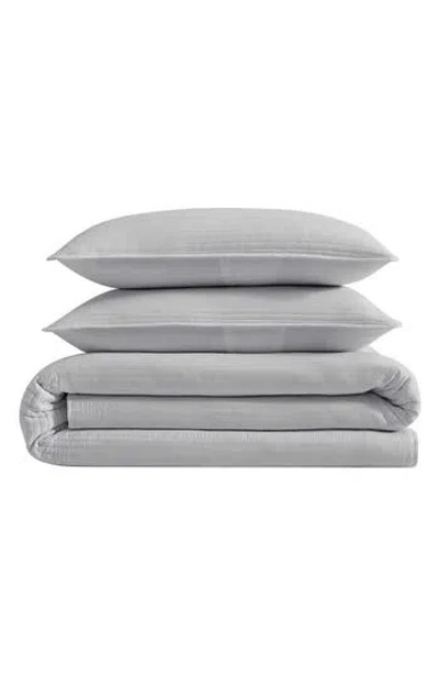 Kenneth Cole Reaction Washed Channel Solid Microfiber Quilt & Sham Set