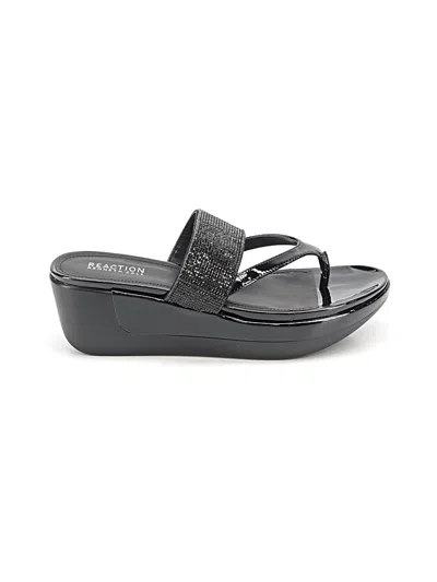 Pre-owned Kenneth Cole Reaction Wedges In Black