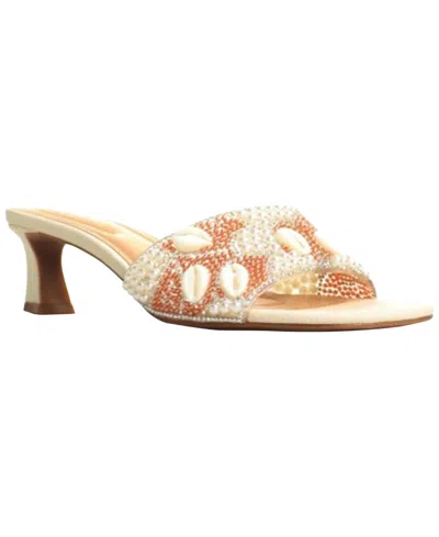 Kenneth Cole Reaction Women's Bahama Shell Slip On Dress Sandals In Brown