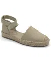 Kenneth Cole Reaction Women's Beech Almond Toe Espadrilles In Platinum