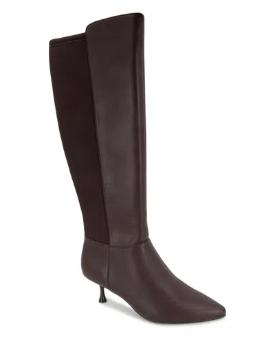 KENNETH COLE REACTION WOMEN'S BLOSSOM 50/50 MID-HEEL BOOTS