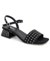 Kenneth Cole Reaction Women's Buena Block Heel Sandals In Black