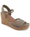 Kenneth Cole Reaction Women's Caegan Wedge Sandals In Oak