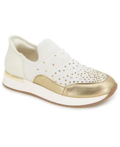 Kenneth Cole Reaction Women's Cameron Easy On Puff Sneakers In Porcelain