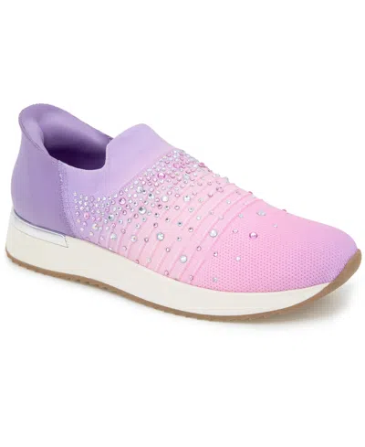 Kenneth Cole Reaction Women's Cameron Ez On Jewel Sneakers In Unicorn Ombre