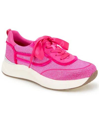 Kenneth Cole Reaction Women's Claire Sneakers In Geranium Neoprene