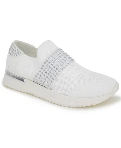 Kenneth Cole Reaction Women's Collette Sneakers In White Fabric