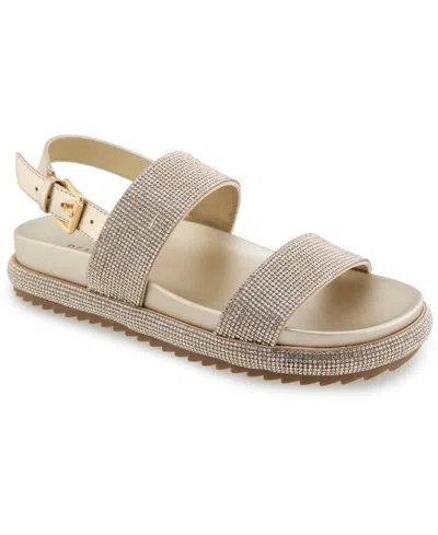 Kenneth Cole Reaction Women's Darleen Slingback Sandals In Gold
